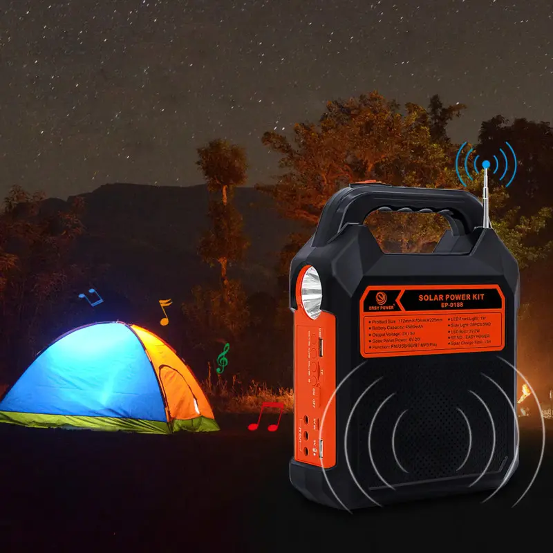 Портативная солнечная система EasyPower EP0188, 4500 мА/ч, с функцией