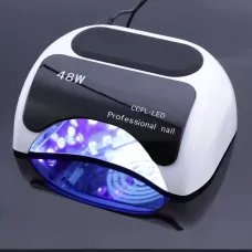 Сенсорная лампа для сушки ногтей LED PRO 48Вт, защитная крышка, разные цвета