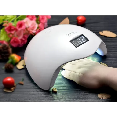 Лампа для сушки ногтей LED  SUN 5 48W, таймер, сенсор руки, лампа для гель лаков