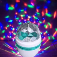 Диско лампа LASER Rotating lamp,що обертається світлодіодна диско лампа, диско куля для вечірок