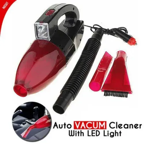 Автомобильный пылесос Vacuum cleaner 60w с фонарем - фото 2