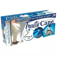 Складная трость с LED подсветкой Trusty Cane для удобства передвижения