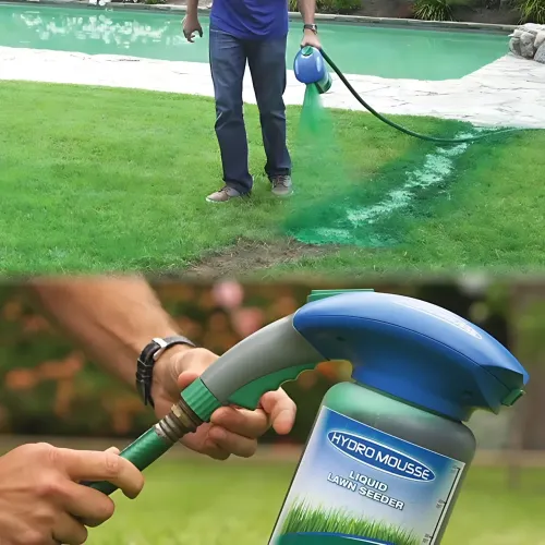 Рідкий газон Hydro Mousse Liquid Lawn 2в1, для гідро засіву, ущільнення та покращення густоти трав’яного покриття