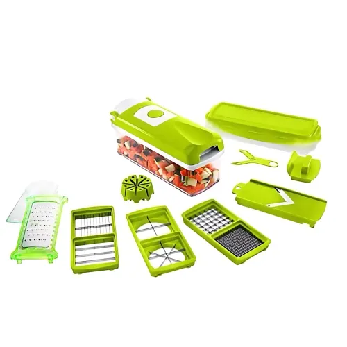 Овощерезка Nicer Dicer Plus, многофункциональная мультирезка из нержавеющей стали для овощей, фруктов, сыра - фото 20