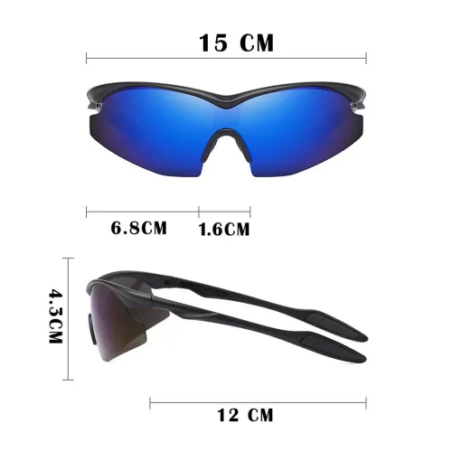 Солнцезащитные очки поляризационные Bell Howell TAC Glassess в стиле милитари, черные - фото 7