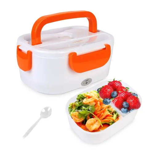 Ланч-бокс автомобильный Electric LunchBox с подогревом еды за 5 минут, 40 Вт, 1 литр, от прикуривателя 12 В - фото 13