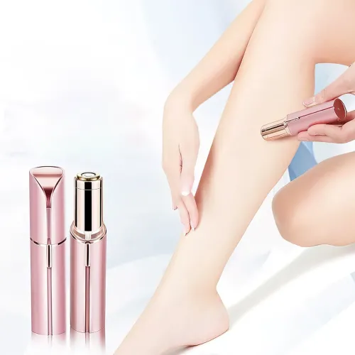 Епілятор-тример жіночий Flawless для обличчя, від батарейки АА, білий - фото 4