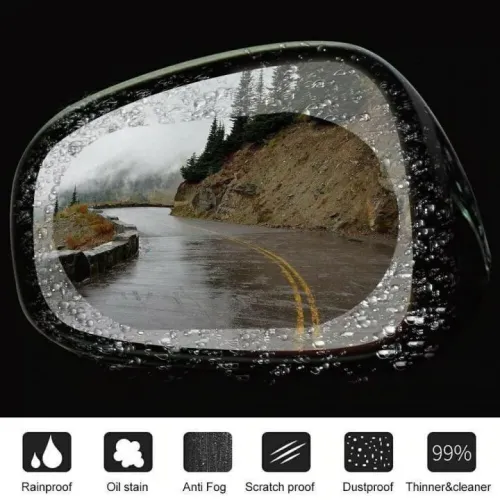 Пленка антидождь на боковые зеркала Waterproof Membrane 95*95 - фото 3