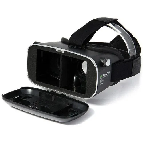Шолом віртуальної реальності VR BOX Shinecon 6,0 3D з пультом, Чорний - фото 3