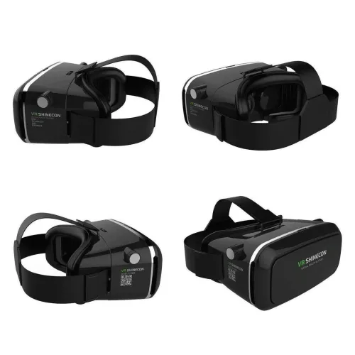 Шолом віртуальної реальності VR BOX Shinecon 6,0 3D з пультом, Чорний - фото 5