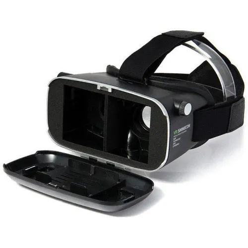 Шлем виртуальной реальности VR BOX Shinecon 6,0 3D с пультом, Черный - фото 3