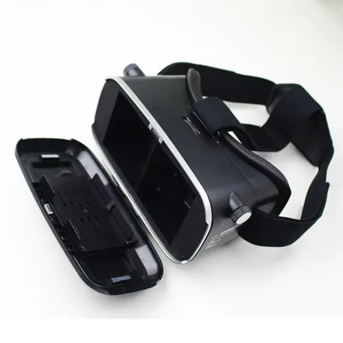 Шлем виртуальной реальности VR BOX Shinecon 6,0 3D с пультом, Черный - фото 4