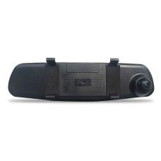 Автомобильный видеорегистратор-зеркало DVR-138W с двумя камерами, 4.3 дюйма с картой памяти до 32 Гб