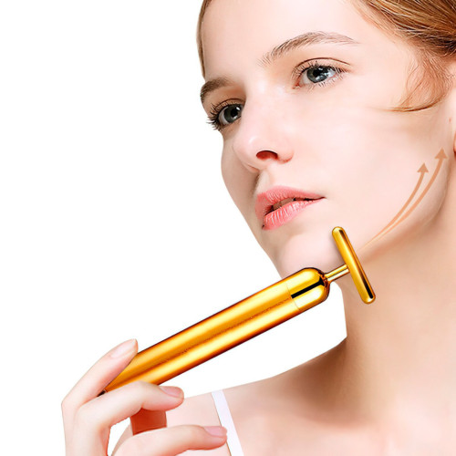 Вібромасажер для обличчя Energy Beauty Bar GOLD іонний, віддання пружності, розгладження зморшок - фото 8