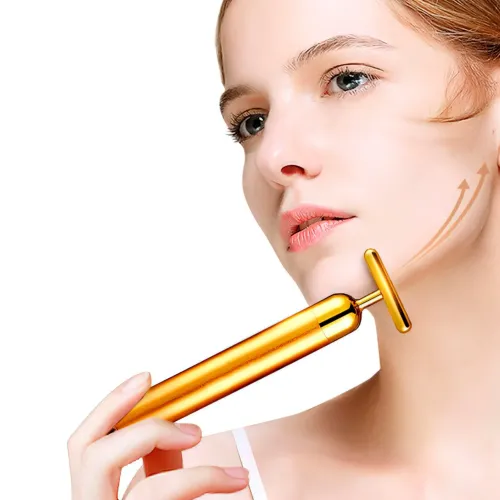 Вібромасажер для обличчя Energy Beauty Bar GOLD іонний, віддання пружності, розгладження зморшок - фото 17