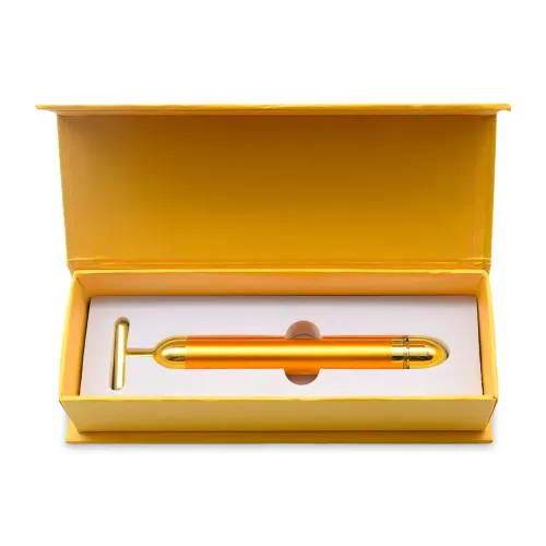 Вібромасажер для обличчя Energy Beauty Bar GOLD іонний, віддання пружності, розгладження зморшок - фото 4