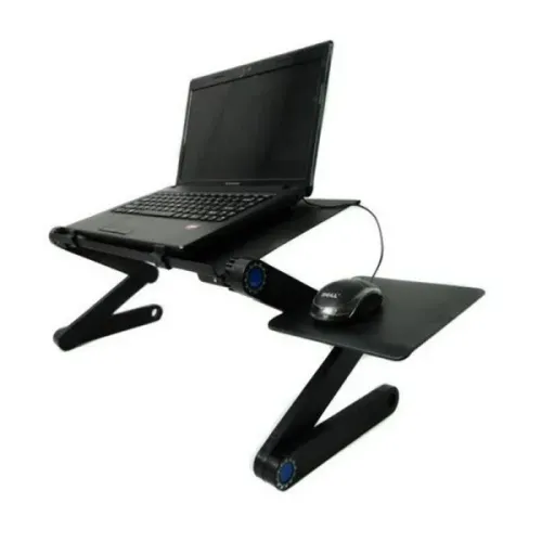 Универсальный Столик трансформер для ноутбука Laptop Table T8, активное охлаждение - фото 13