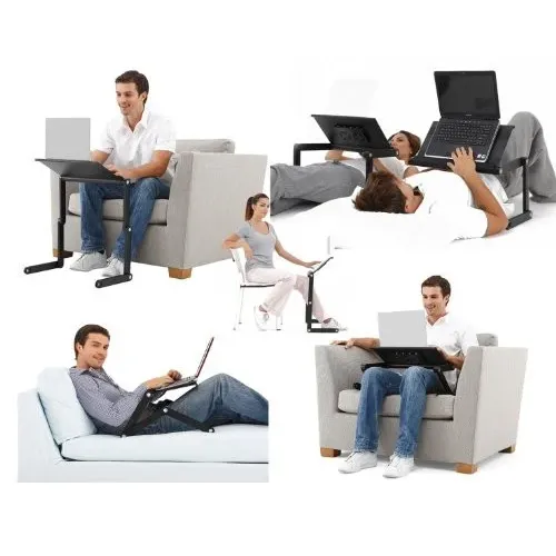 Универсальный Столик трансформер для ноутбука Laptop Table T8, активное охлаждение - фото 15