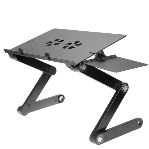 Багатофункціональний Столик трансформер для ноутбука Laptop Table T8, активне охолодження - фото 2