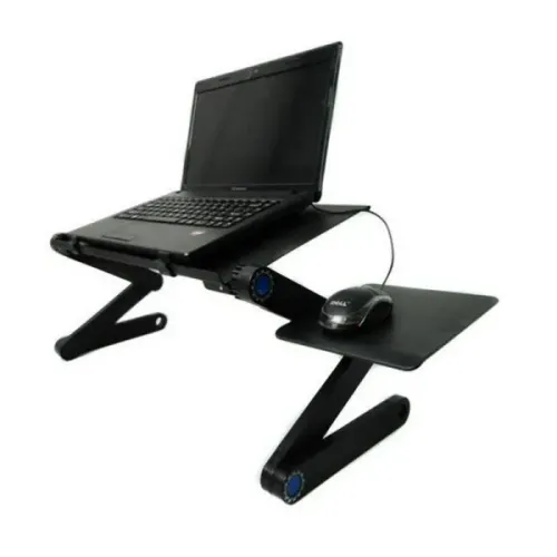 Багатофункціональний Столик трансформер для ноутбука Laptop Table T8, активне охолодження - фото 4