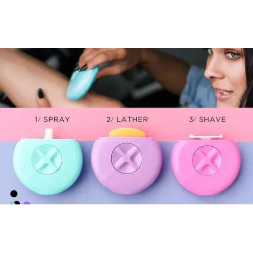 Туристична жіноча бритва EMAYO SPHYNX Travel Razor 3 В 1 для епіляції, різні кольори - фото 11