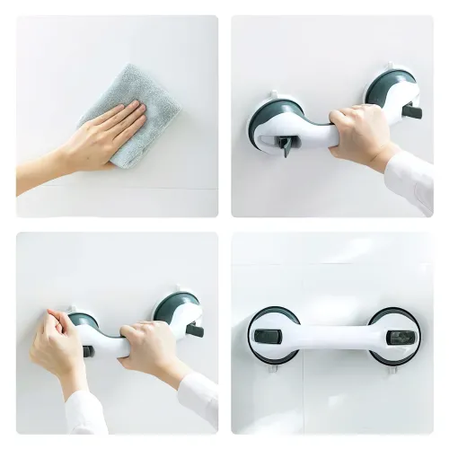 Ручка для ванної кімнати Helping Handle на присосках, ручка-поручінь, 29 см - фото 4