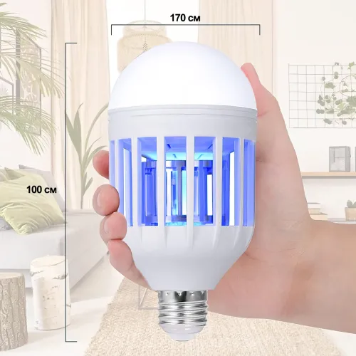 Світлодіодна лампа-знищувач комах Zapplight, LED, у цоколь Е27, 10000 годин роботи - фото 6
