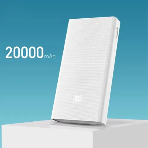 Зовнішній портативний акумулятор Xiaomi 20000 mAh, 2 USB, білий - фото 5