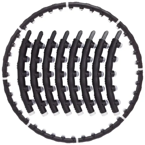 Массажный обруч хулахуп Massaging Hoop Exerciser для похудения, акупунктурный массаж - фото 2