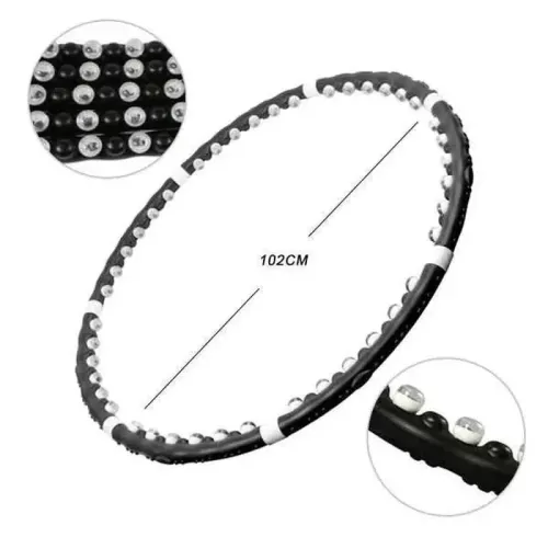Массажный обруч хулахуп Massaging Hoop Exerciser для похудения, акупунктурный массаж - фото 3