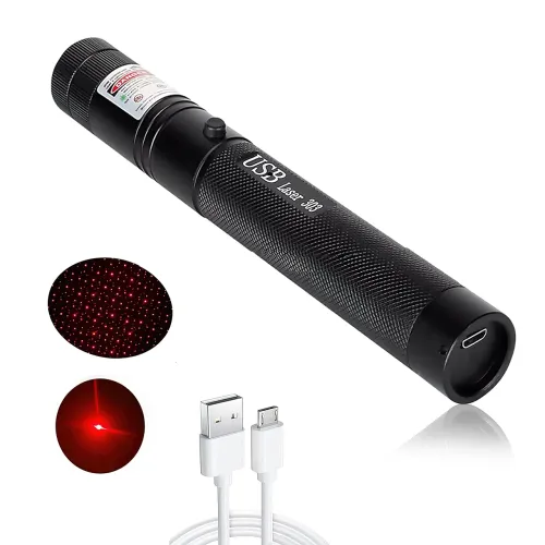 Лазерная указка Laser 303 с ключами, 1000 мВт, 532 нм, металлический корпус, зеленая - фото 7