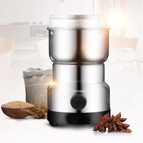 Кофемолка ножевая Domotec MS 1206, 150 Вт, Металлик