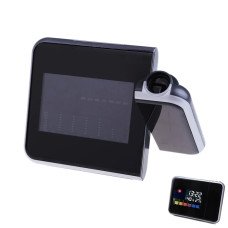 Годинник метеостанція з проектором часу на стіну Color Screen 8190 календар