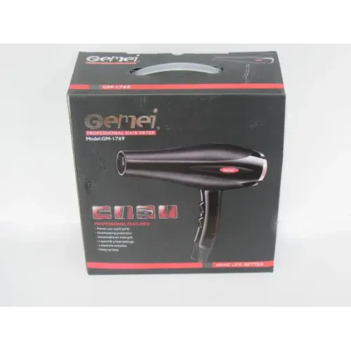 Фен для волосся Gemei GM-1769 1800W - фото 4
