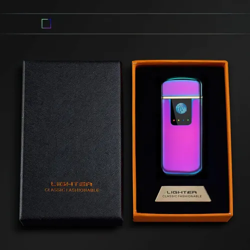 Зажигалка спиральная LIGHTER FIRE, электрическая, сенсорная, нагрев за 8 секунд, зарядка от USB, градиент - фото 15