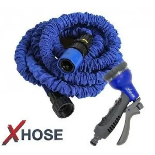 Компактний поливальний диво шланг X-hose з водораспылителем 30 м, 8 режимів - фото 2