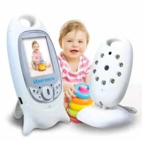 Відеоняня Baby Monitor VB601 портативний дисплей, вимірювання температури та шуму - фото 4
