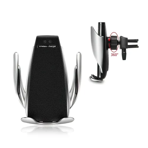 Автомобильный держатель для смартфона SmartSensor Pro S5 с беспроводной зарядкой, 10 Вт, от 4 до 6.5 дюйма - фото 5