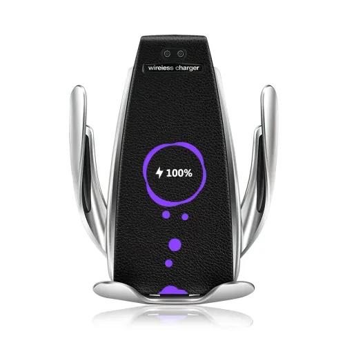 Автомобильный держатель для смартфона SmartSensor Pro S5 с беспроводной зарядкой, 10 Вт, от 4 до 6.5 дюйма - фото 2