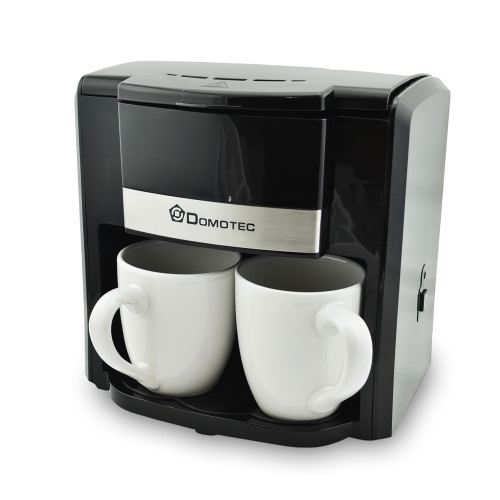 Кавоварка Domotec MS-0708 на две чашки, краплинна, з чашки в комплекті, 0.3 л, 500 Вт - фото 3