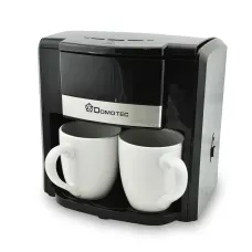 Кавоварка Domotec MS-0708 на две чашки, краплинна, з чашки в комплекті, 0.3 л, 500 Вт