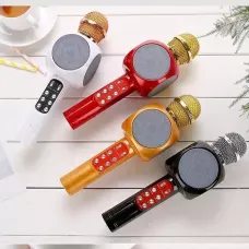 Караоке мікрофон Wster 1816 з підсвічуванням у чохлі, 4 кольори