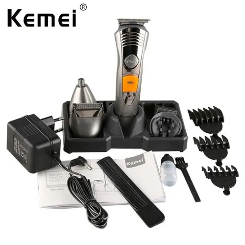 Триммер для стрижки волосся Kemei 5580, 7 в 1. електробритва машинка KM580A - фото 2