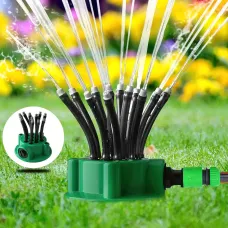 Спринклерний зрошувач Sprinklers 360, розпилювач для газону до 35 кв. метрів, 12 насадок