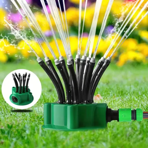 Спринклерный ороситель Sprinklers 360, распылитель для газона до 35 кв. метров, 12 насадок