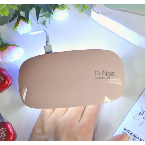 Портативная Гибридная LED лампа для ногтей SUN MINI  6 Вт, складная - фото 12