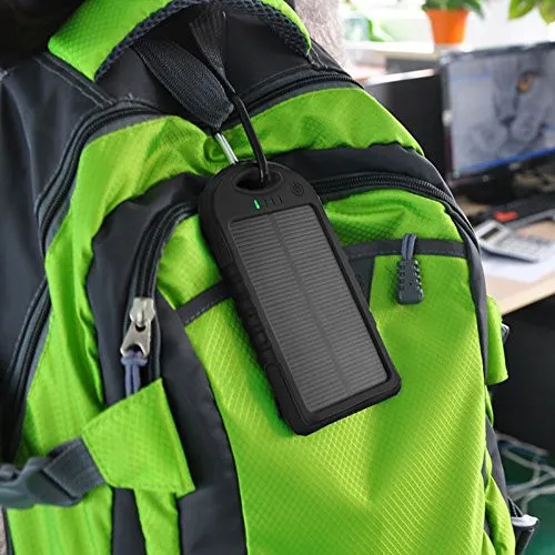 Портативний зарядний пристрій Solar Charger Power Bank 12000 mAh - фото 2