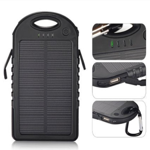 Портативное зарядное устройство Solar Charger Power Bank 12000 mAh - фото 3