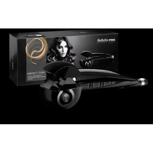 Автоматична плойка для волосся Babyliss pro Perfect Curl, чорний - фото 3