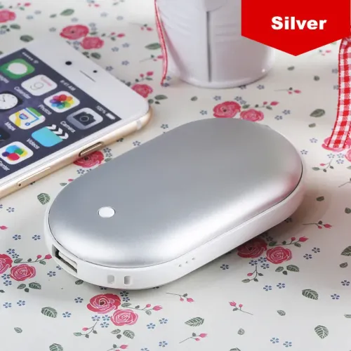 Портативное зарядное с подогревом рук Power bank heater 5200 mAh - фото 4